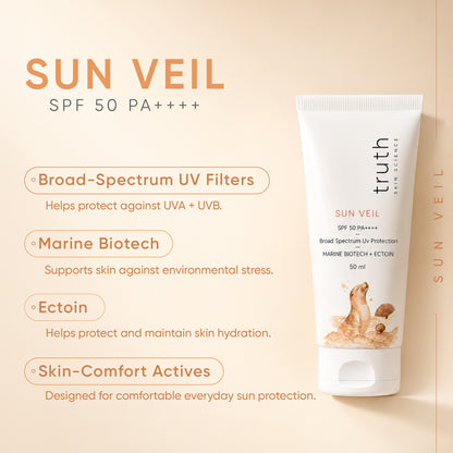 Sun Veil - SPF 50 PA++++ Broad Spectrum Sunscreen
